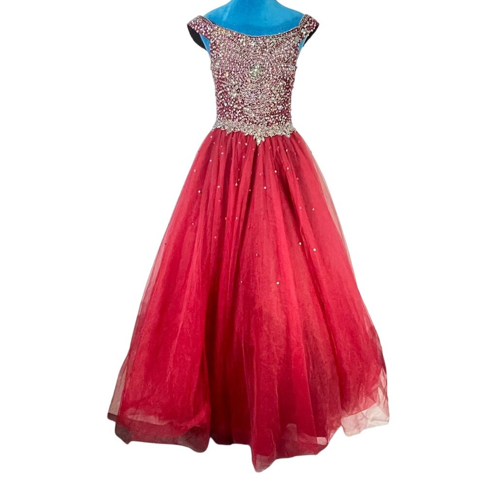 Tiffany Princess Gown Style 13505 - Girl's Size 14 - Stunning Pageant Dress